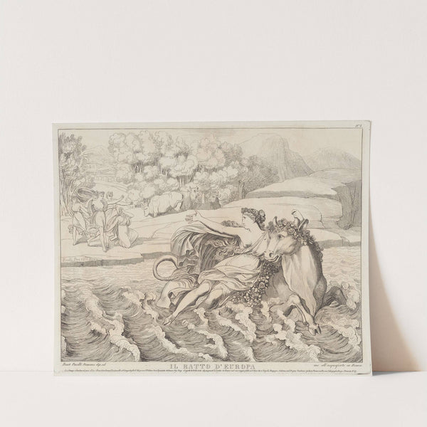 Il Ratto d’Europa (1811) by Bartolomeo Pinelli