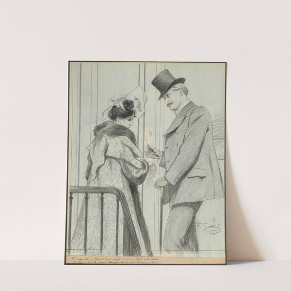 Il ressemble à l’homme qu’à coupé l’cou à Flore de la rue des Martyrs c’est la même tête que sur le petit Parisien (1906) by Fernand Louis Gottlob