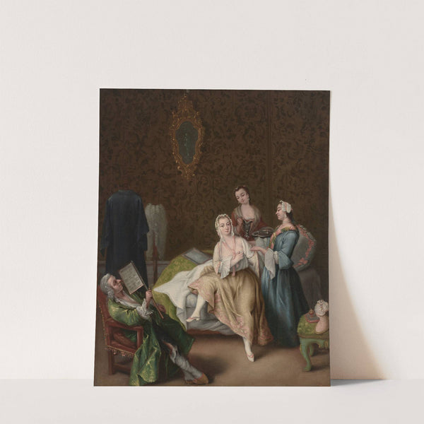 Il risveglio della dama (The waking of the lady) by Pietro Longhi