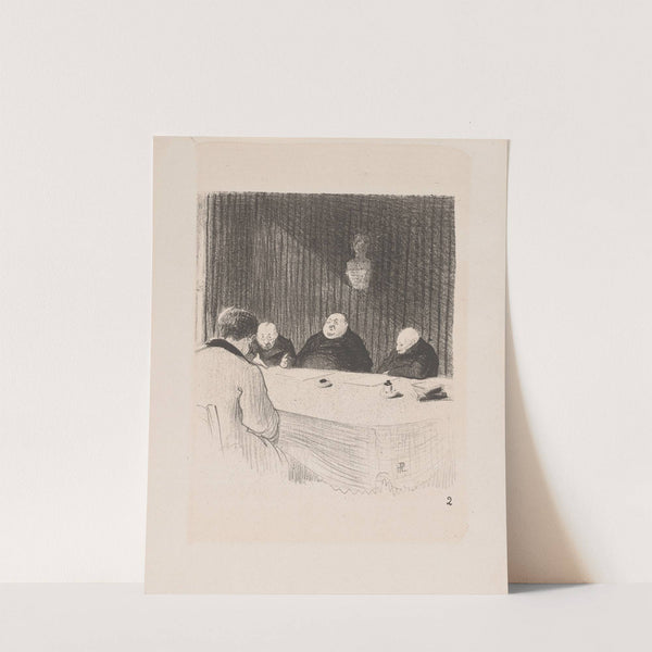 Il subit les épreuves scolaires (1895) by Hermann Paul