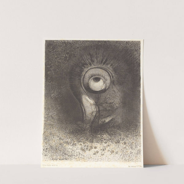 Il y eut peut-etre une vision premiere essayee dans la fleur (There was perhaps a first vision attempted in the flower by Odilon Redon