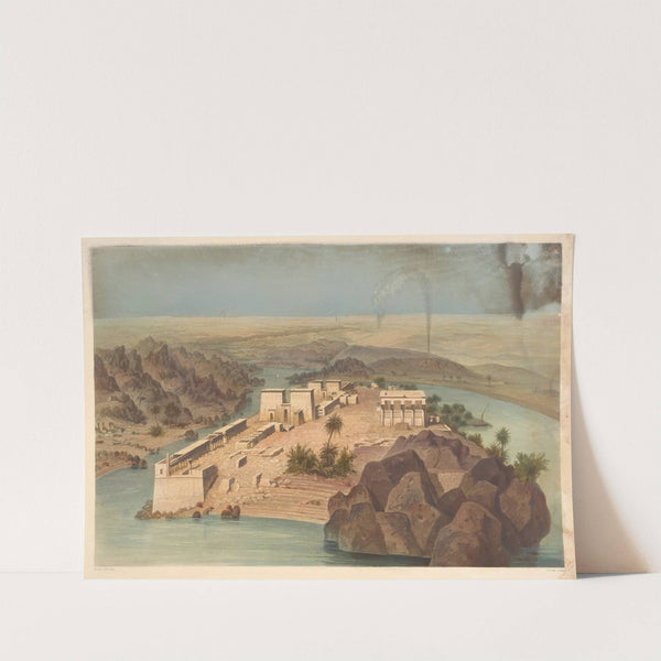 Ile de Philae (Island of Philae) by Hector Horeau