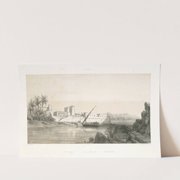 Ile de Philœ, Philœa Island by Prosper Barbot