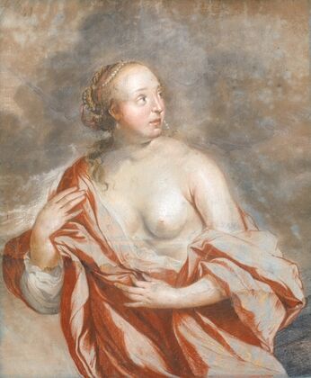 Ilende kvinde, ½ figur (1666)