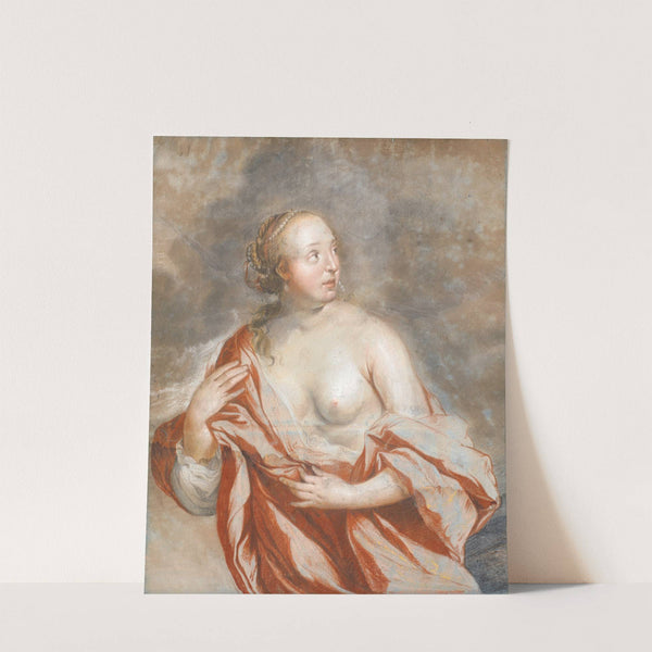 Ilende kvinde, ½ figur (1666) by Heinrich Dittmers