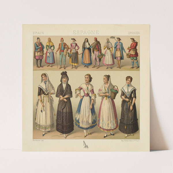 Iles Baleares et Pityuses ou Ebuses -a (1876-1888) by Auguste Racinet