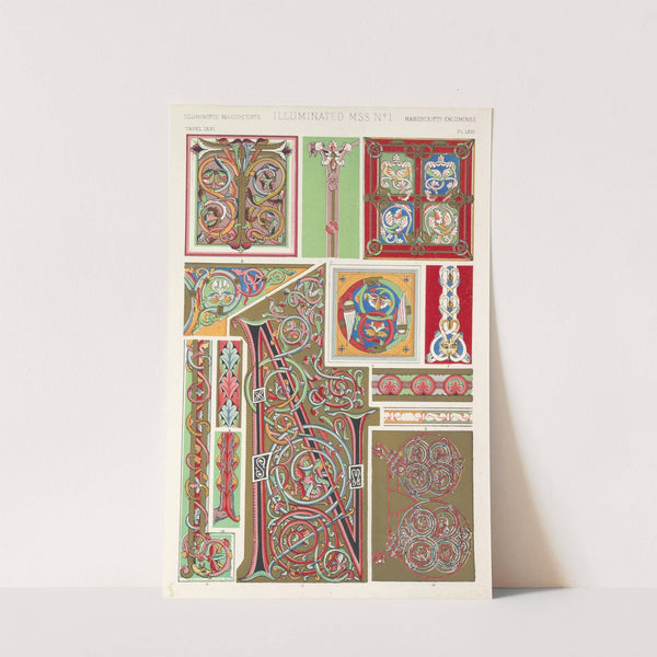 Illuminated Manuscripts No.1 (1856) by Owen Jones