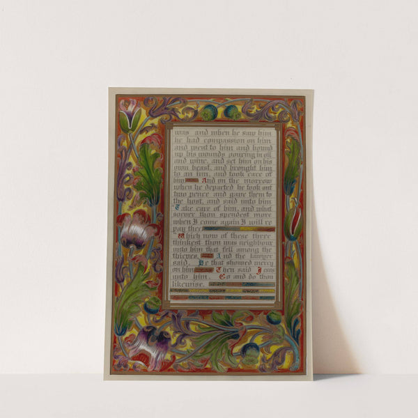 Illuminated Parable - Man Among Thieves by Robert Stewart