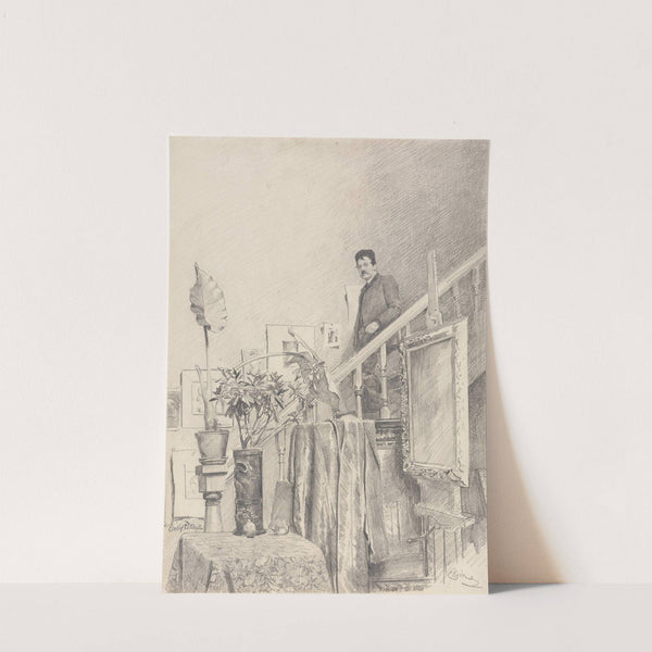 Illustrasjon til 'Håkon den godes saga' i Snorre Sturlason, Kongesagaer by Christian Krohg