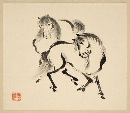 Illustrated book of horses Pl.07 (18th Century) — size preview