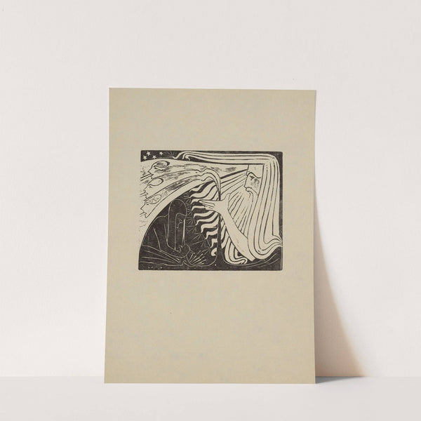 Illustratie bij Krishna – de Verlosser aan den arbeid (1925) by Karel de Bazel