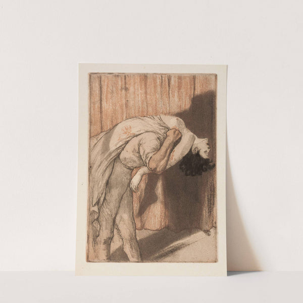 Illustratie voor Le Rideau cramoisi (1907) by Armand Rassenfosse