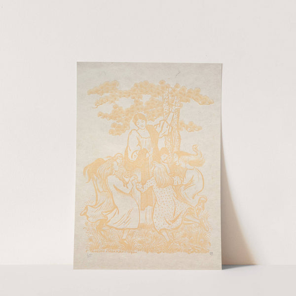 Illustration 25:La Ronde (1893) by Lucien Pissarro