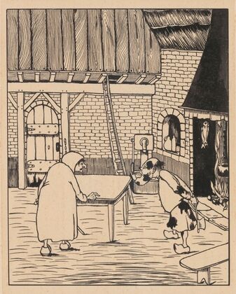Illustration for ‘Adjendodderken en Anneken-Tooverheks’