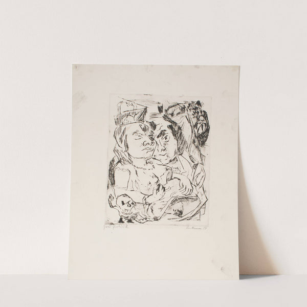 Illustration for Chapter 5, from the portfolio ‘The Duchess’ (1917) by Max Beckmann