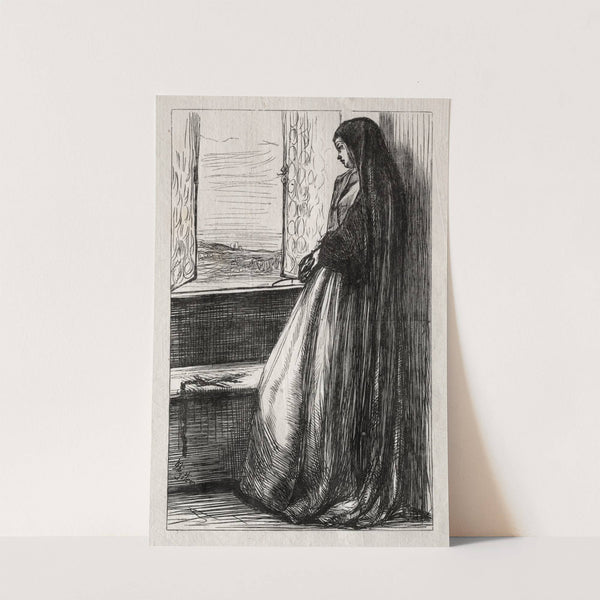 Illustration for ‘Count Bruckhardt’ in ‘Once a Week’ (1862) by James Abbott McNeill Whistler