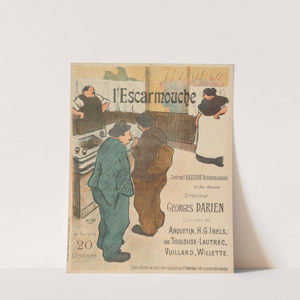 Illustration for L’Escarmouche by Henri-Gabriel Ibels