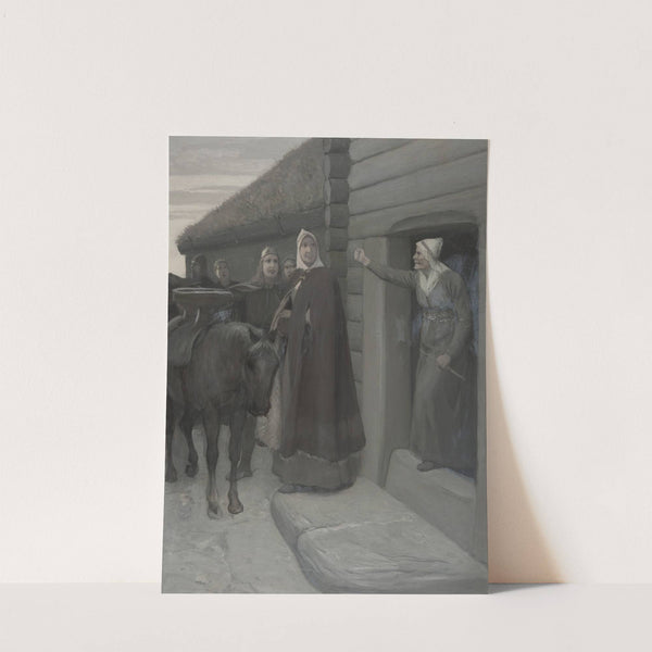 Illustration for Njal’s Saga (ca 1895-1900) by August Malmström