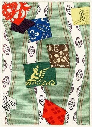 Illustration of Japanese motifs — size preview