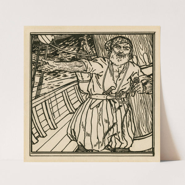 Illustration to act 1, scene 1 of Bell’s edition of The tempest (1900) by Robert Anning Bell