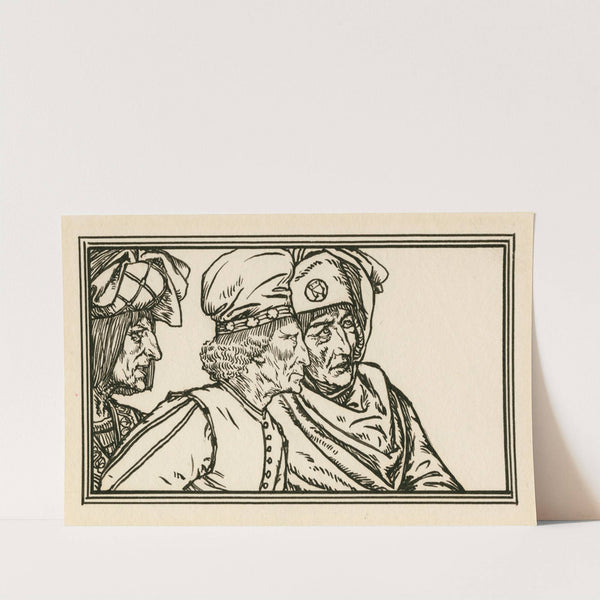 Illustration to act 3, scene 3 of The tempest (1900) by Robert Anning Bell