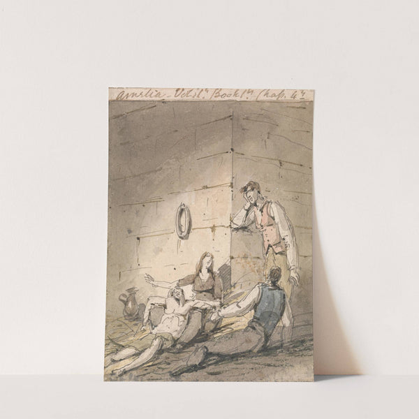 Illustration to Fielding's Amelia by George Chinnery