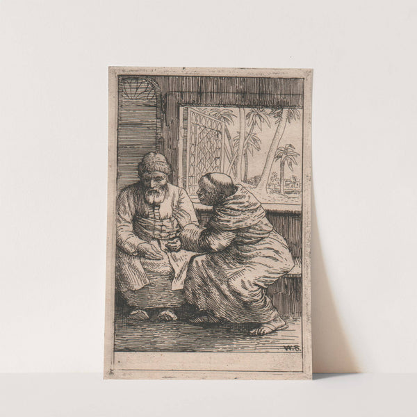 Illustration to 'Nathan, The Wise' by William Strang