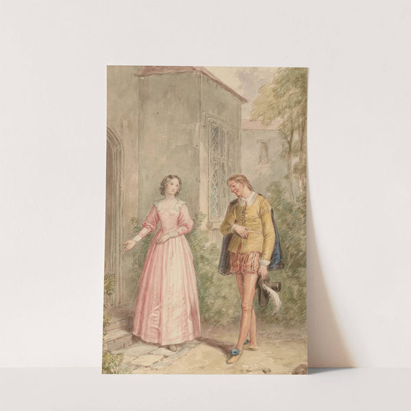 Illustration to Shakespeare’s Merry wives of Windsor – act 1, scene 1 by John Massey Wright