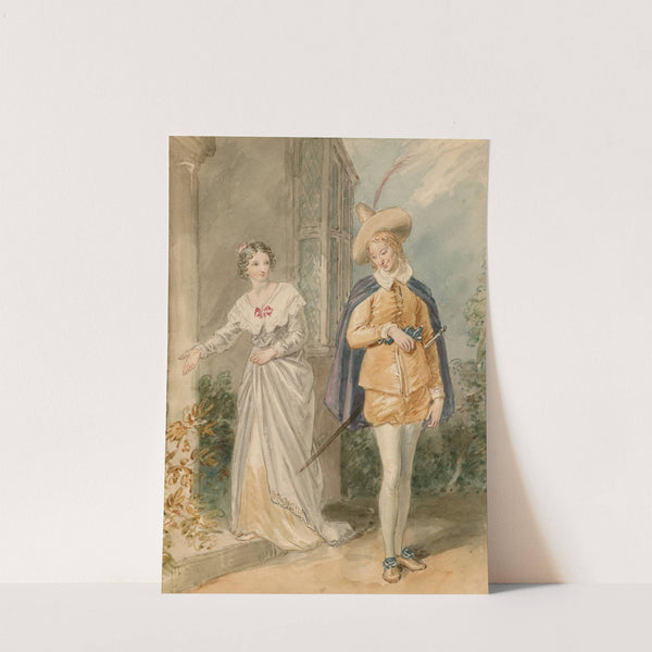 Illustration to Shakespeare’s Merry wives of Windsor – act 1, scene 1. by John Massey Wright