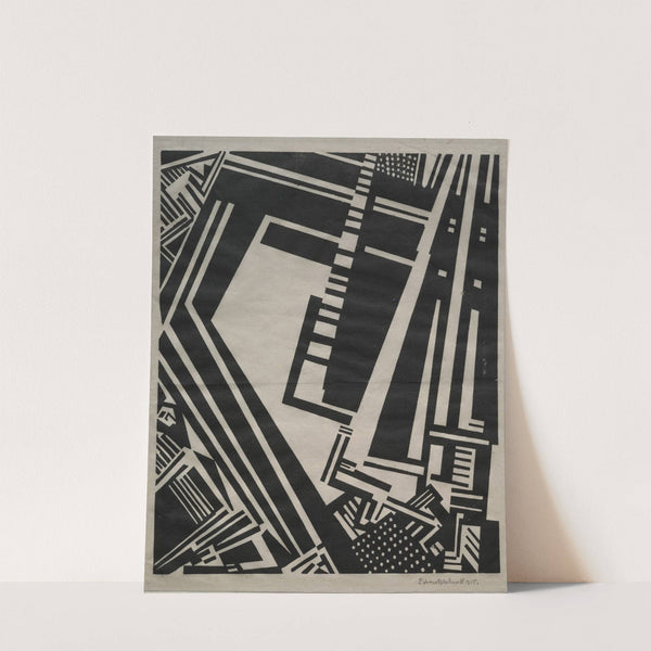 Illustration (Typhoon) (1914-1915) by Edward Wadsworth