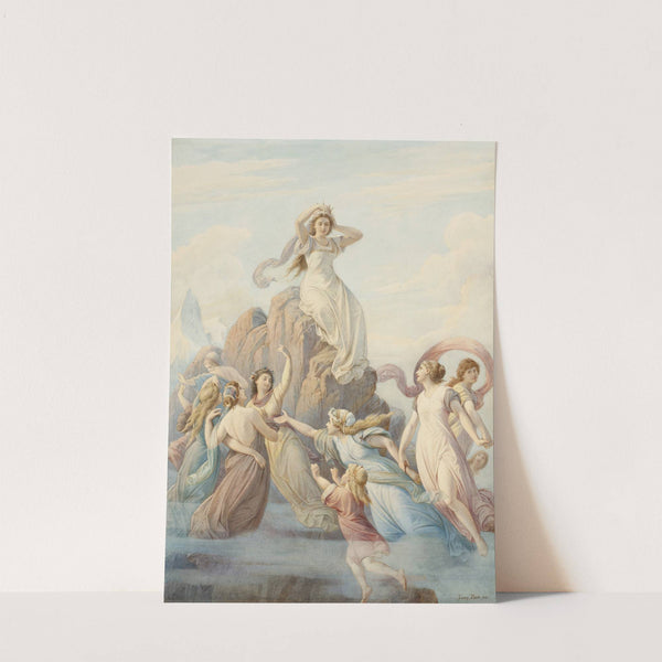 Illustration zu Schillers Berglied (Mittelteil) by Leopold Bode