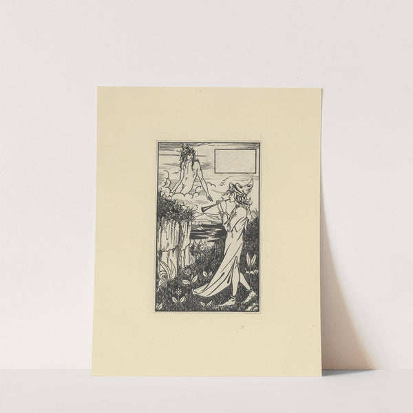 Illustrations by Aubrey Beardsley for King Arthur Pl.04 (1893-1894) by Aubrey Vincent Beardsley