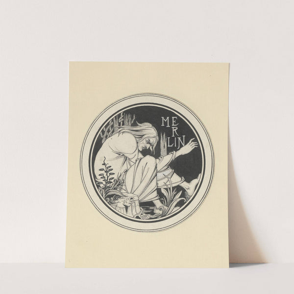 Illustrations by Aubrey Beardsley for King Arthur Pl.05 (1893-1894) by Aubrey Vincent Beardsley