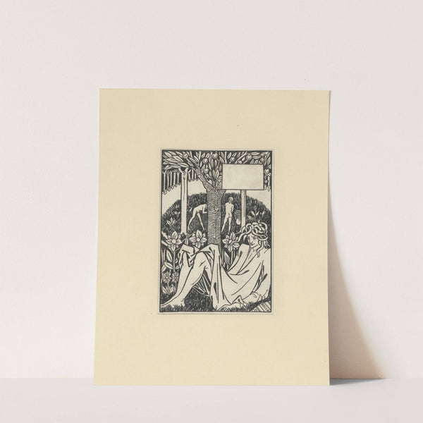 Illustrations by Aubrey Beardsley for King Arthur Pl.06 (1893-1894) by Aubrey Vincent Beardsley