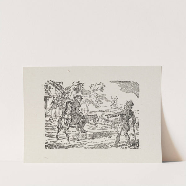 Illustrations for The Universal songster Pl.09 (1825) by George Cruikshank