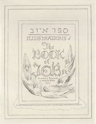 Illustrations of the book of Job Pl.01
