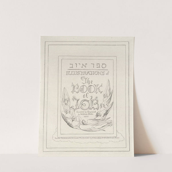 Illustrations of the book of Job Pl.01 by William Blake