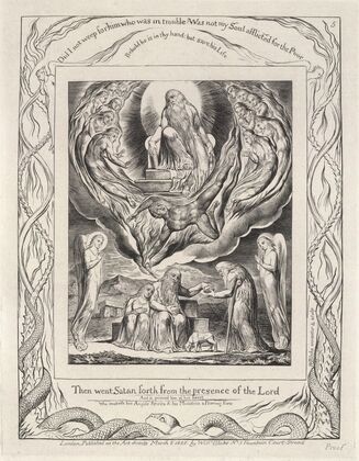 Illustrations of the book of Job Pl.06