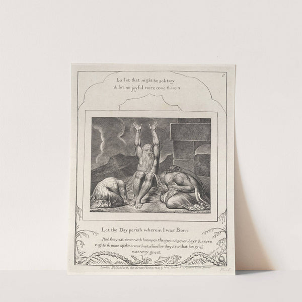 Illustrations of the book of Job Pl.09 by William Blake