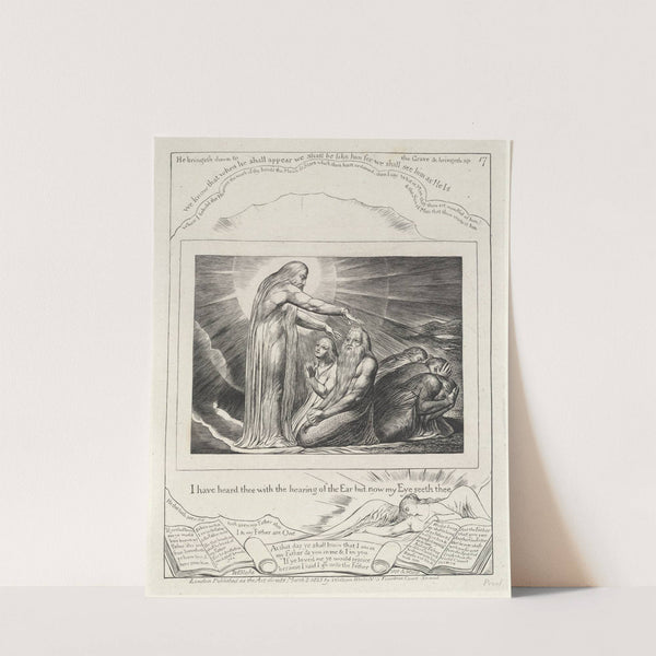 Illustrations of the book of Job Pl.18 by William Blake