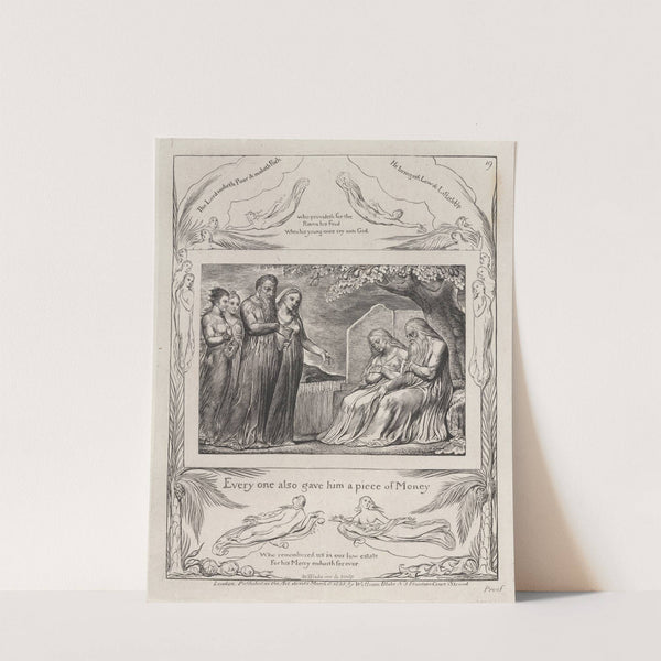 Illustrations of the book of Job Pl.20 by William Blake