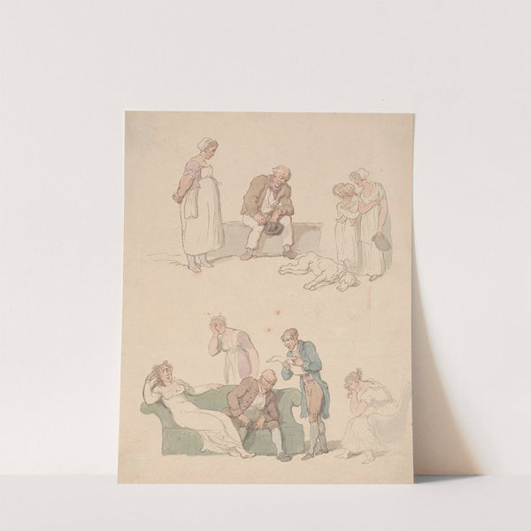 Illustrations to a book by Thomas Rowlandson