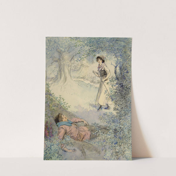 Illustrations to As you like it Pl.18 (1901-1910) by Hugh Thomson