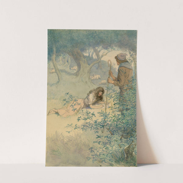 Illustrations to As you like it Pl.24 (1901-1910) by Hugh Thomson