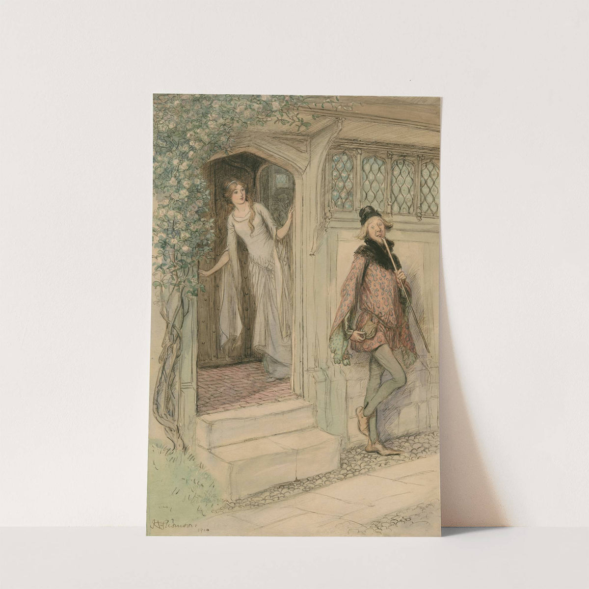 Illustrations to Merry wives of Windsor Pl.01 (1910) by Hugh Thomson