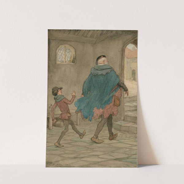 Illustrations to Merry wives of Windsor Pl.07 (1910) by Hugh Thomson
