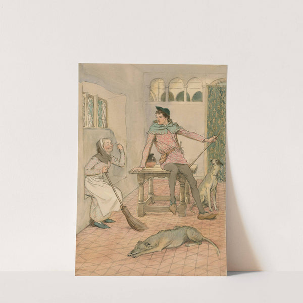 Illustrations to Merry wives of Windsor Pl.11 (1910) by Hugh Thomson