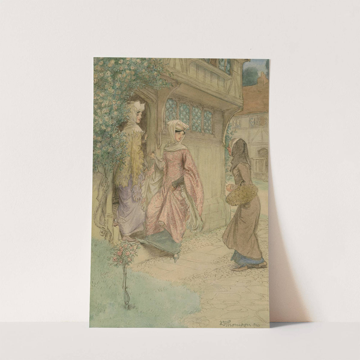 Illustrations to Merry wives of Windsor Pl.13 (1910) by Hugh Thomson