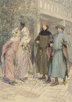 Illustrations to Merry wives of Windsor Pl.14 (1910) — size preview