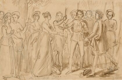 Illustrations to Shakespeare Pl.099 (19th century)